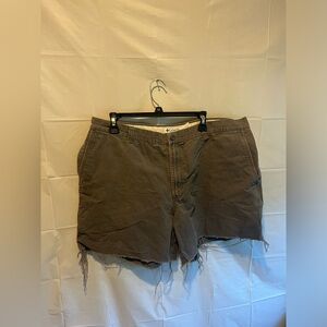 Distressed Grey Khaki Columbia Sportswear Shorts